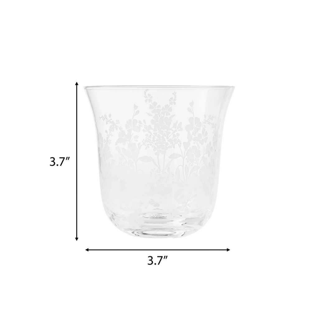 💜 New 4 Pack The Pioneer Woman Daisy 12oz  Glass Tumbler Set - Picture 2 of 4